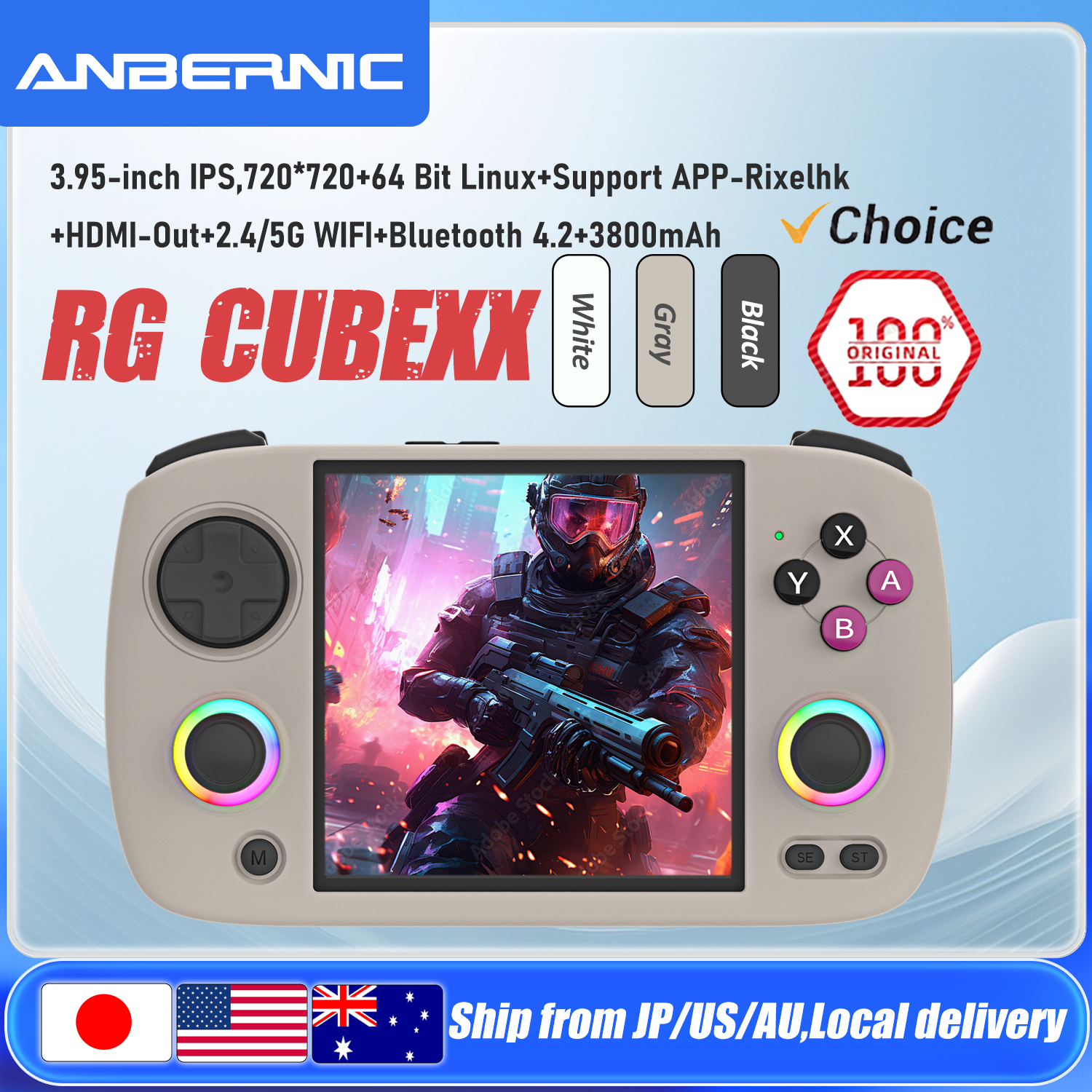 Gaming Console Anbernic - ANBERNIC RG CubeXX Handheld Game Console