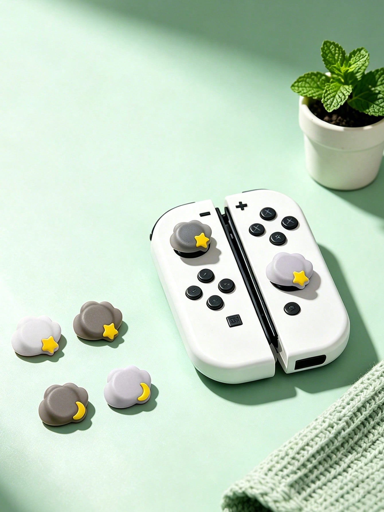 Gaming Console Cloud - Switch2 Cloud Shaped Silicone Joy-Con Hat