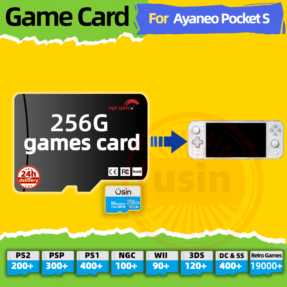 Gaming Console Handheld Retro - Game Card For Ayaneo Pocket S
