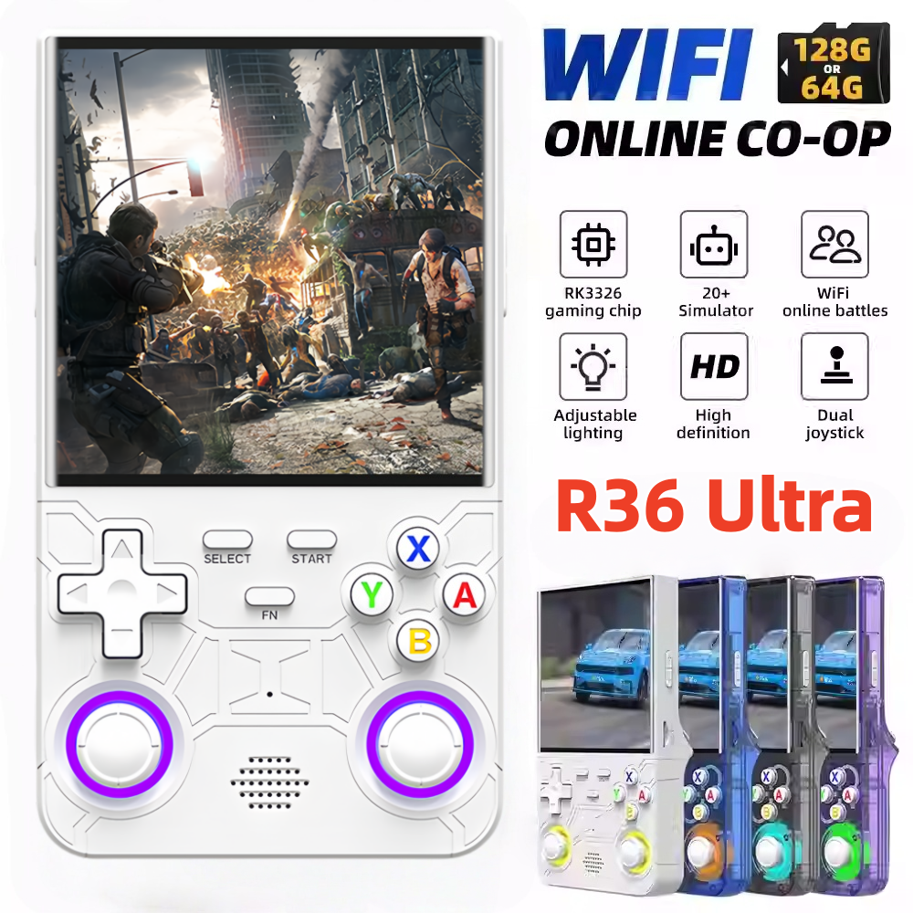 Gaming Console R36 - Retro R36 Ultra Handheld Video Game