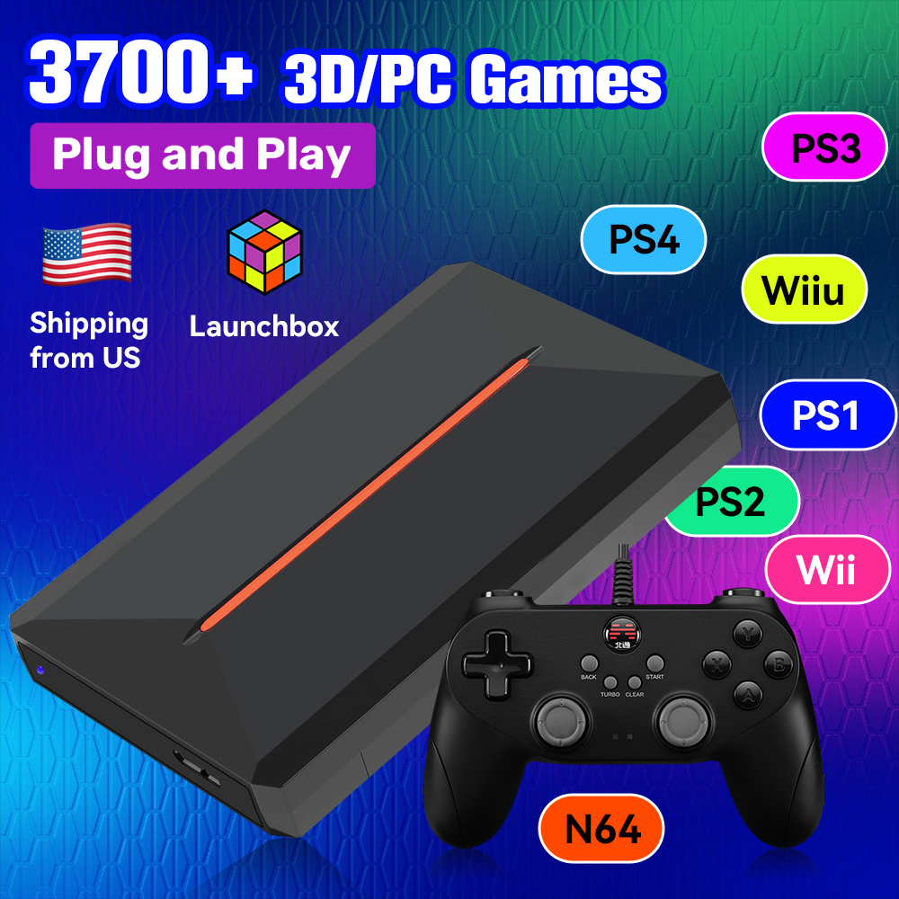 Gaming Console Windows - Launchbox OS 500GB Portable Gaming HDD