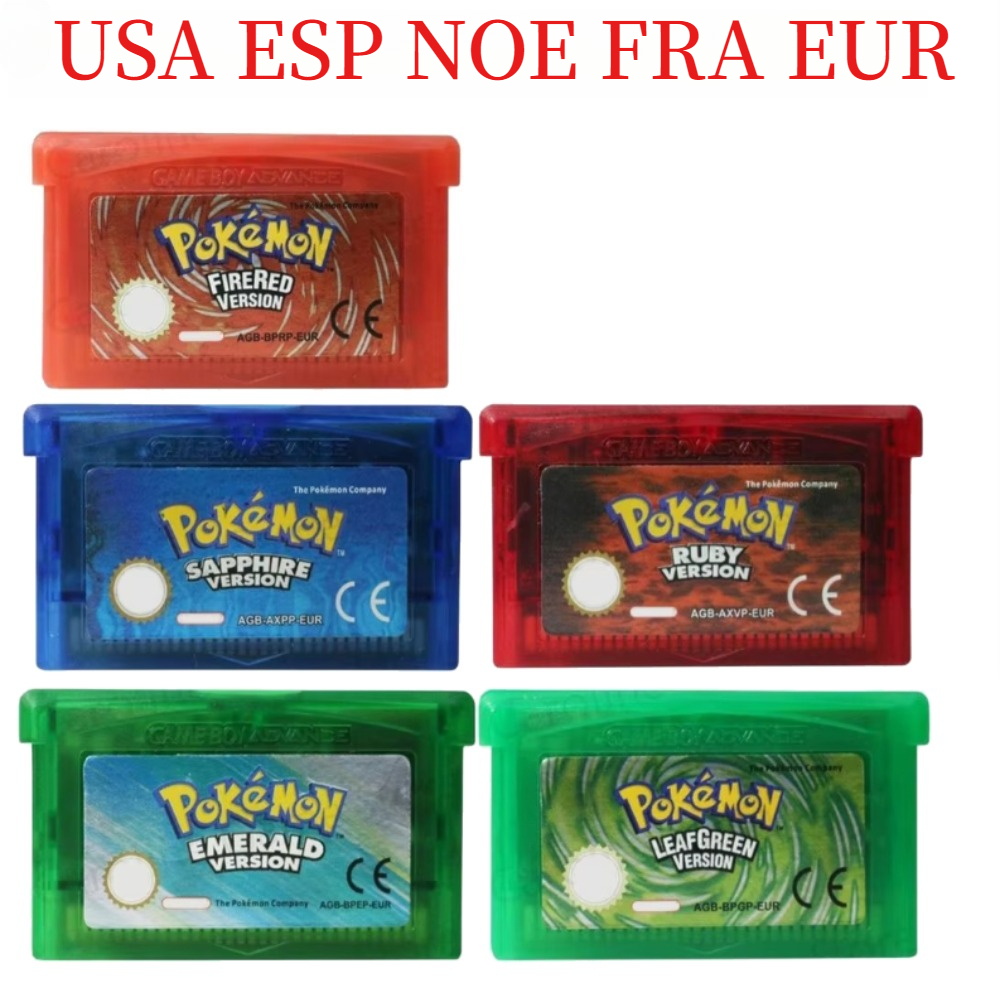 Gaming Console Video - Pokemon GBA Game Series 32 Bit