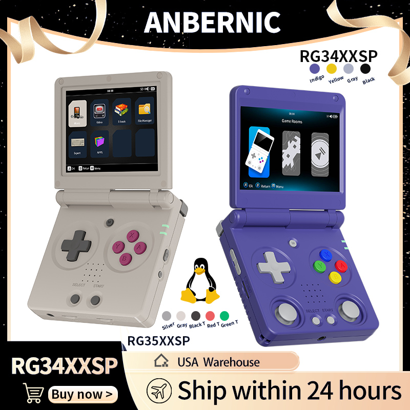Anbernic RG34XXSP RG35XXSP Fli - Gaming Console Anbernic recension och pris