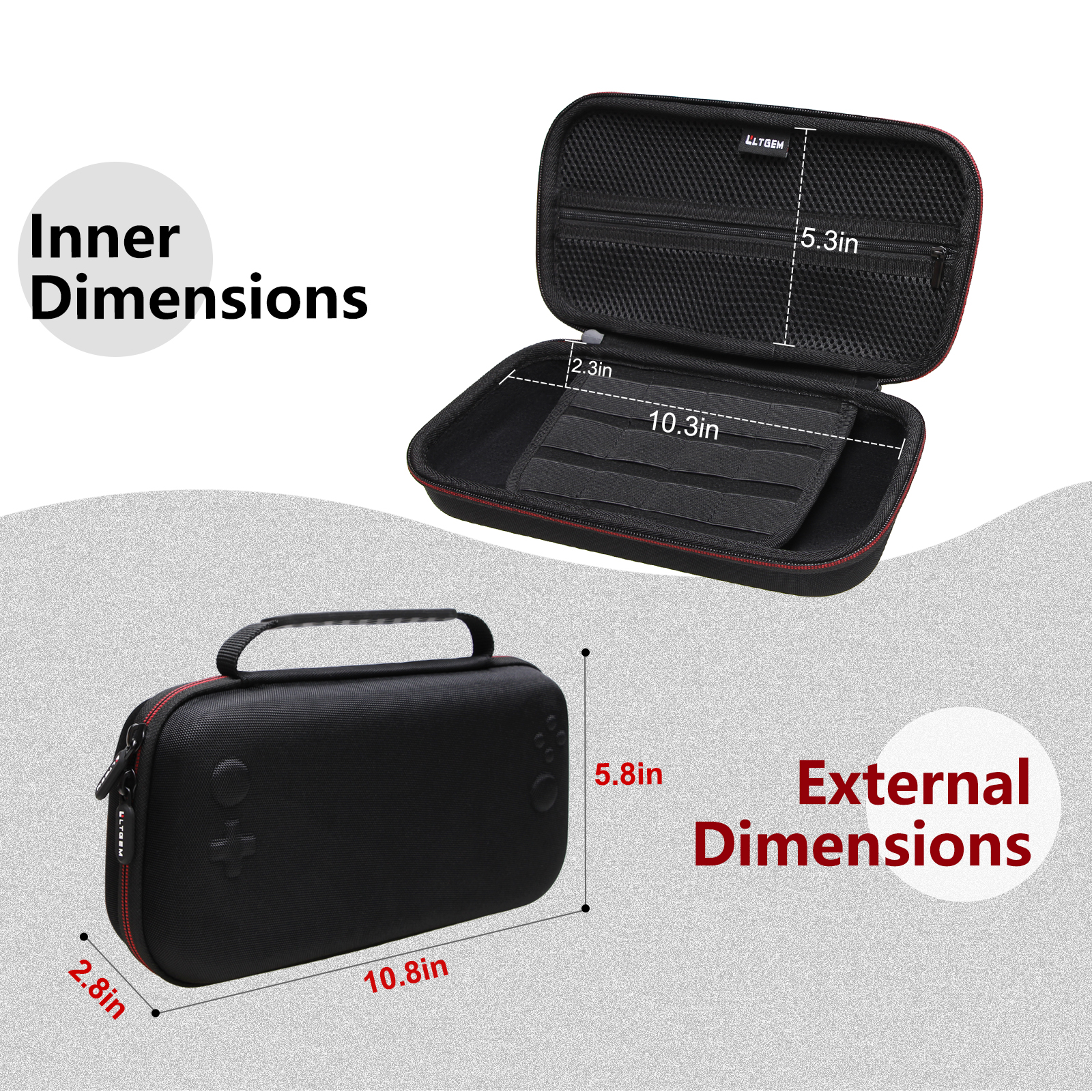 LTGEM Eva Hard Case for Logite - Gaming Console Cloud recension och pris