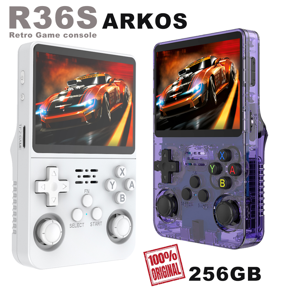 BOYHOM 256G Open Source R36S R - Gaming Console R36 recension och pris