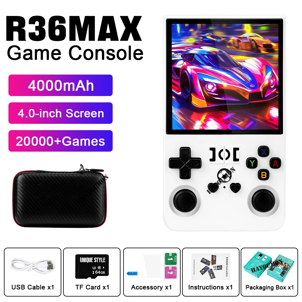 R36Max Retro Open Source Game  - Gaming Console R36 recension och pris