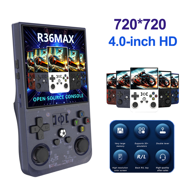 Open Source R36Max 4 Inch IPS  - Gaming Console R36 recension och pris