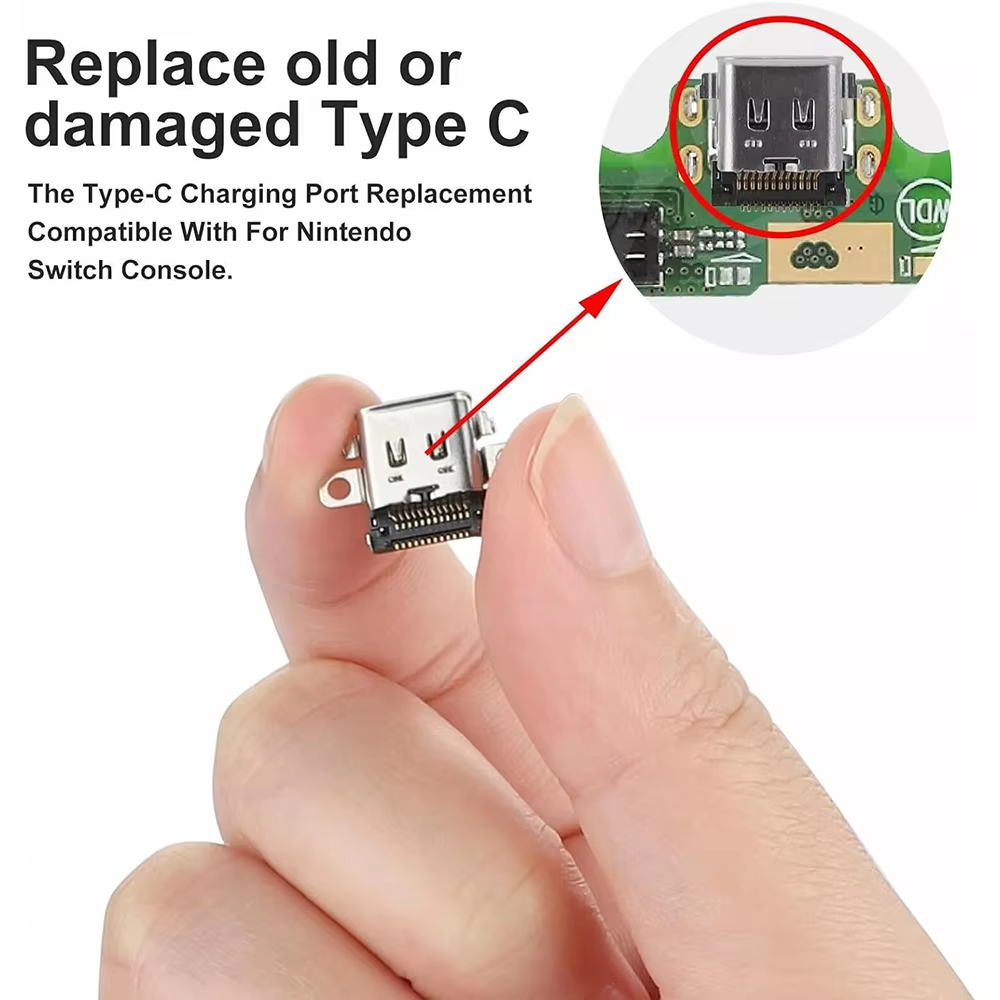 Replacement Type C Port Chargi - Gaming Console Nintendo Switch recension och pris