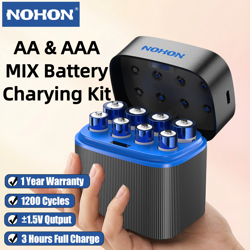NOHON AA/AAA Rechargeable Batt - Gaming Console Monitor recension och pris