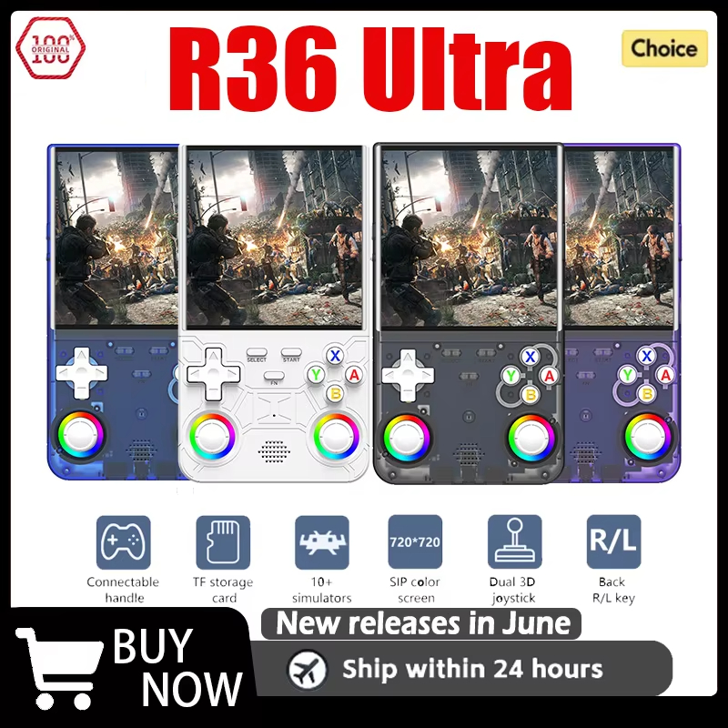 New R36 128GB Ultra Retro Hand - Gaming Console R36 recension och pris