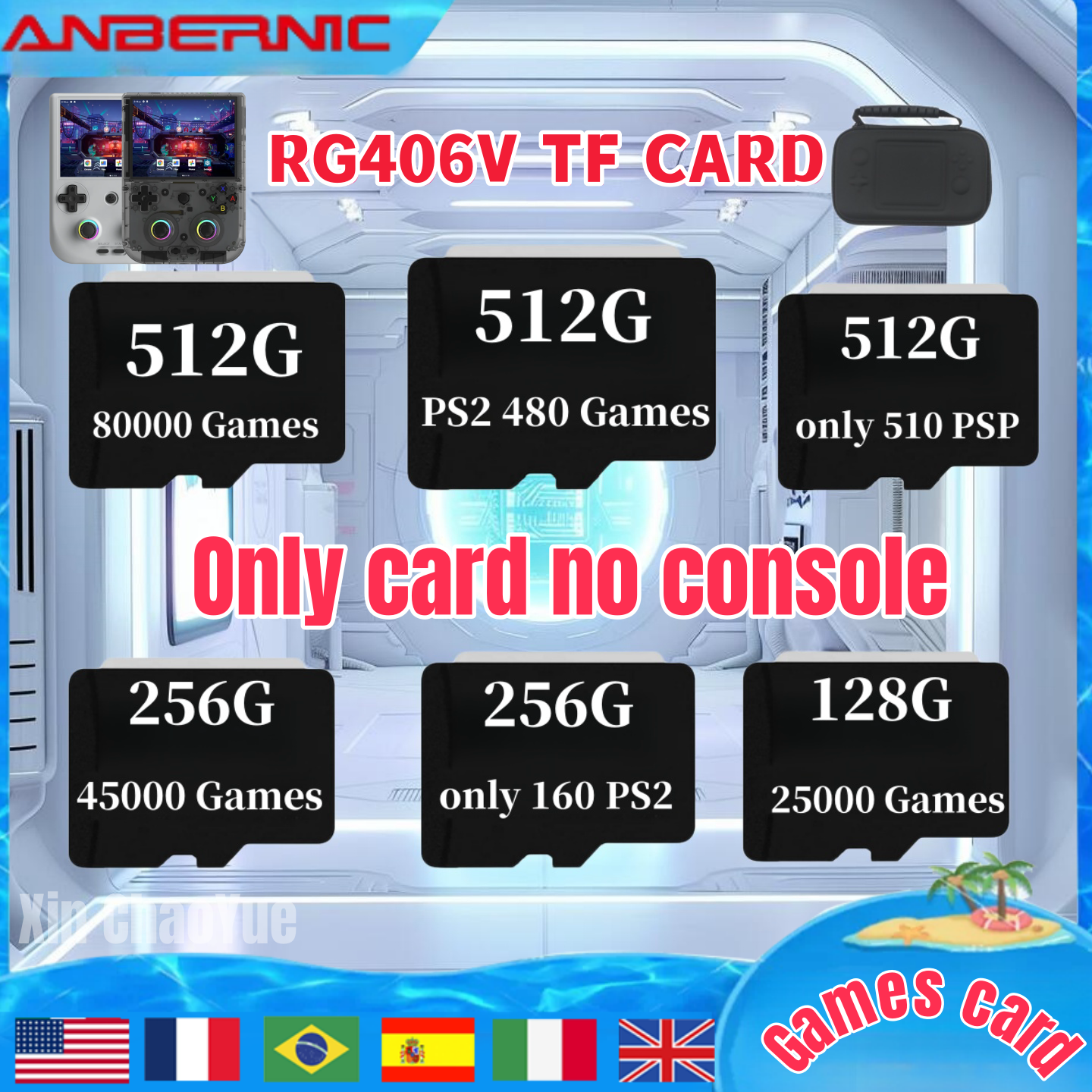 For ANBERNIC RG406V TF Card Ga - Gaming Console Anbernic recension och pris