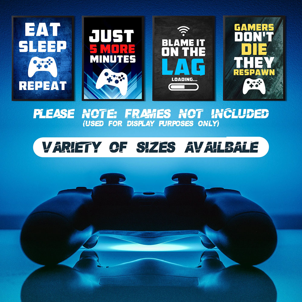 Gaming Quotes Art Painting Con - Gaming Console Letters recension och pris