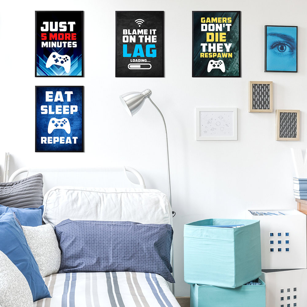 Gaming Quotes Art Painting Con - Gaming Console Letters recension och pris