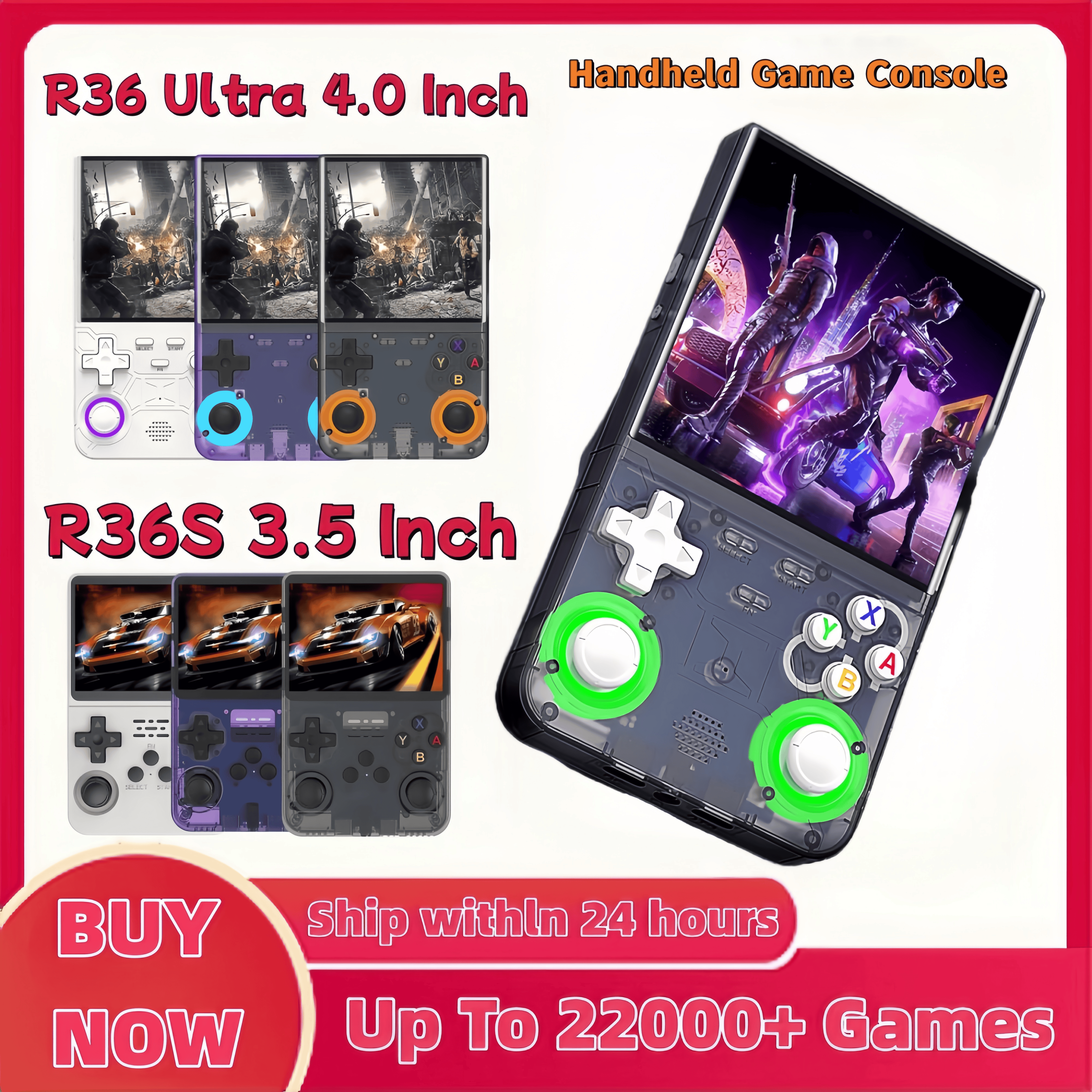 R36S Retro R36 Ultra Handheld  - Gaming Console R36 recension och pris