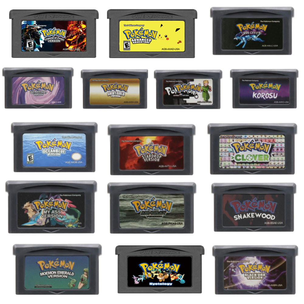 GBA Pokemon Series Game Cartri - Gaming Console Video recension och pris