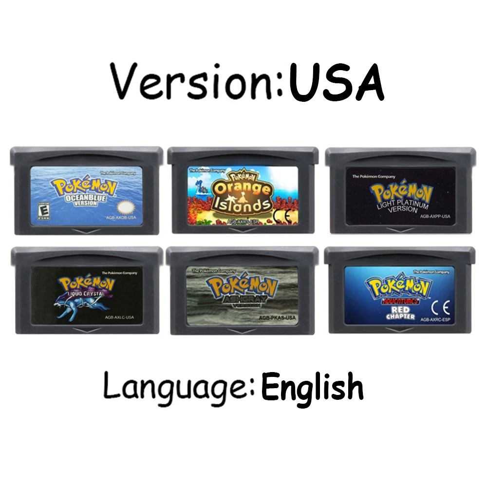 GBA Pokemon Series Game Cartri - Gaming Console Video recension och pris