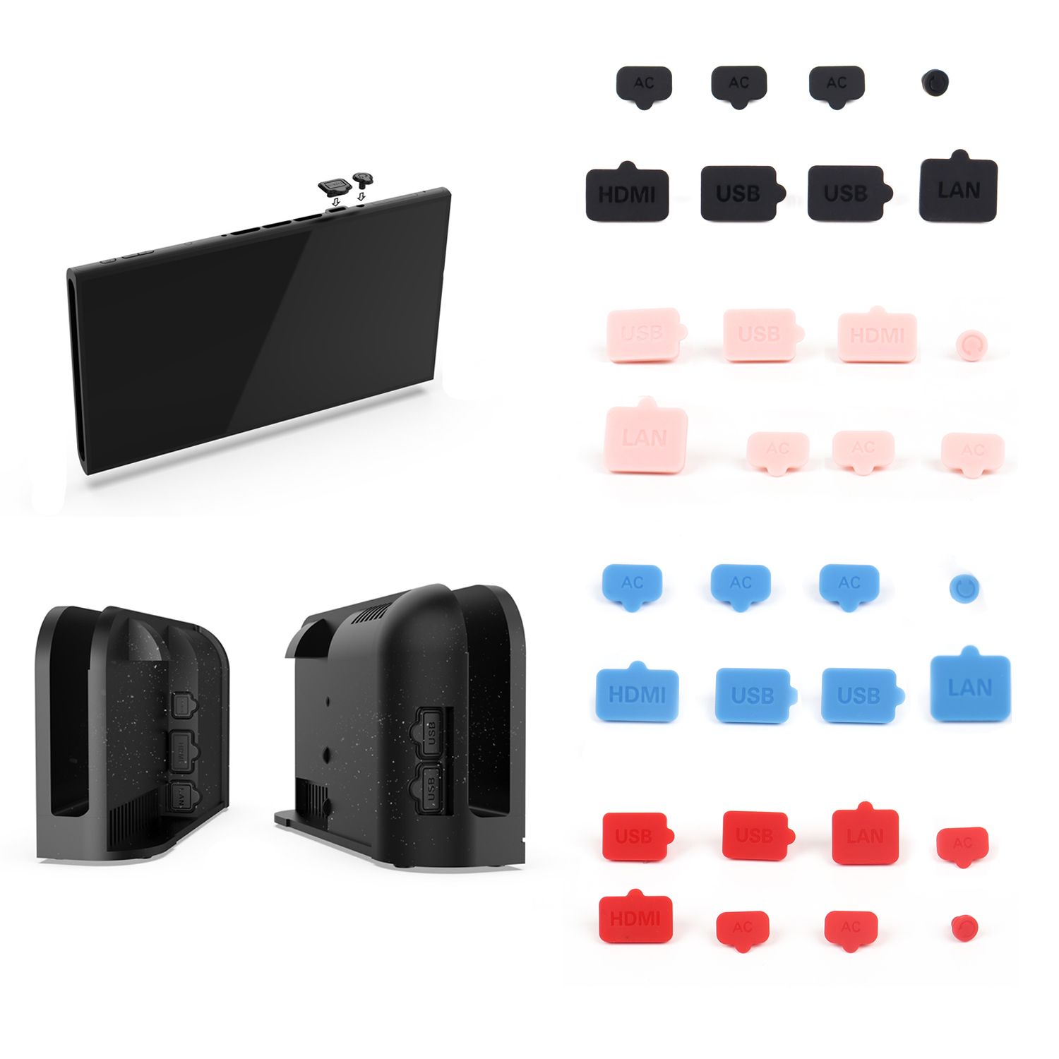 Anti-Dust Plug Silicone USB HD - Gaming Console Nintendo Switch recension och pris