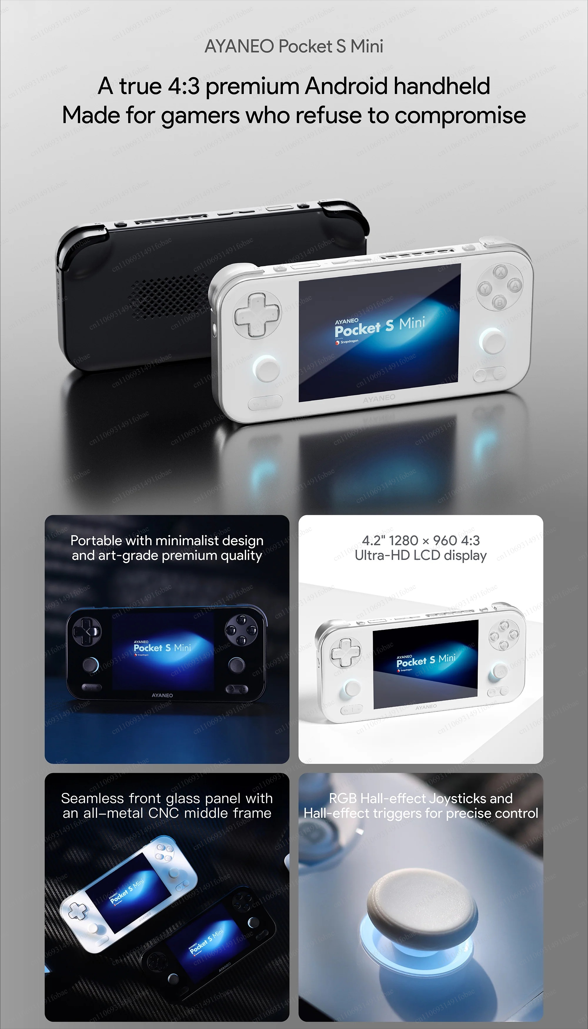 AYANEO Pocket S Mini Retro Han - Gaming Console Handheld Retro recension och pris