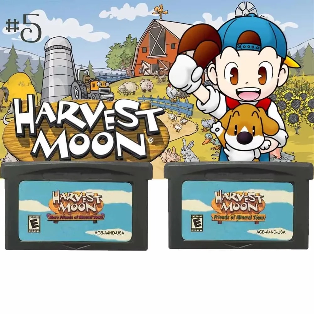 GBA Game Cartridge Harvest Moo - Gaming Console Video recension och pris