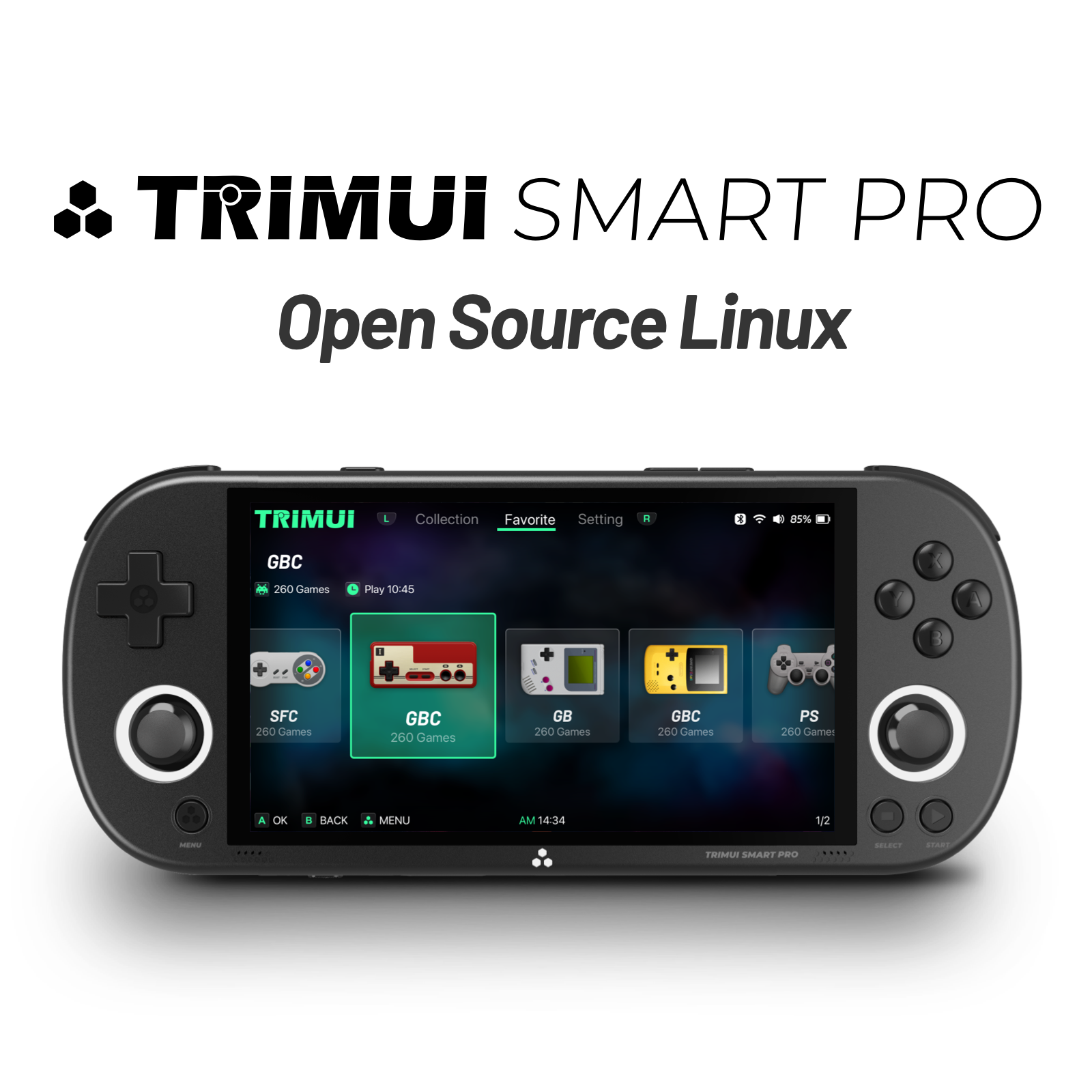TRIMUI SMART PRO Open Source L - Gaming Console R36 recension och pris