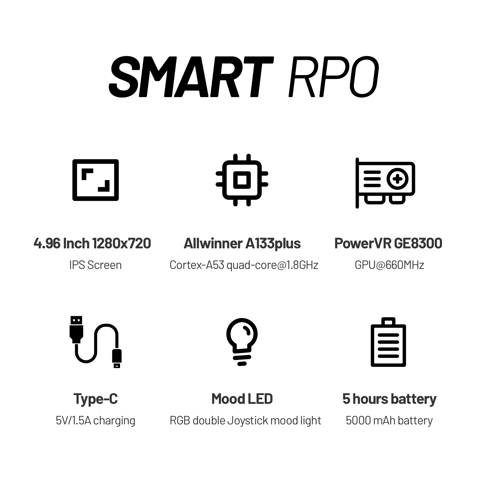 TRIMUI SMART PRO Open Source L - Gaming Console R36 recension och pris