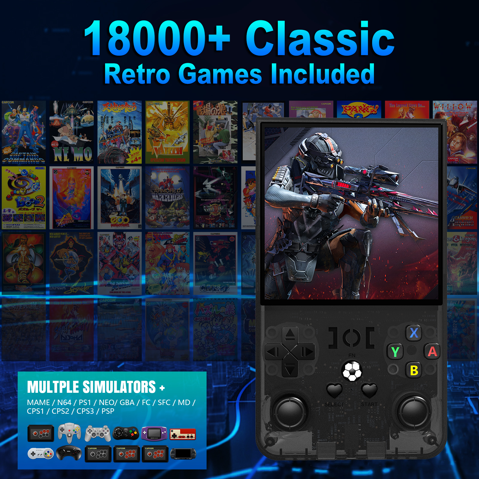 Open Source R36MAX Portable Vi - Gaming Console R36 recension och pris