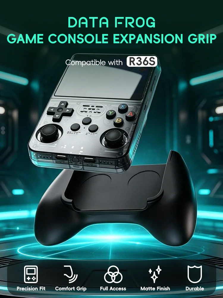 Data Frog R36S Game Grip Ergon - Gaming Console Handheld Retro recension och pris