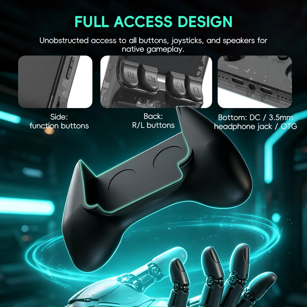 Data Frog R36S Game Grip Ergon - Gaming Console Handheld Retro recension och pris