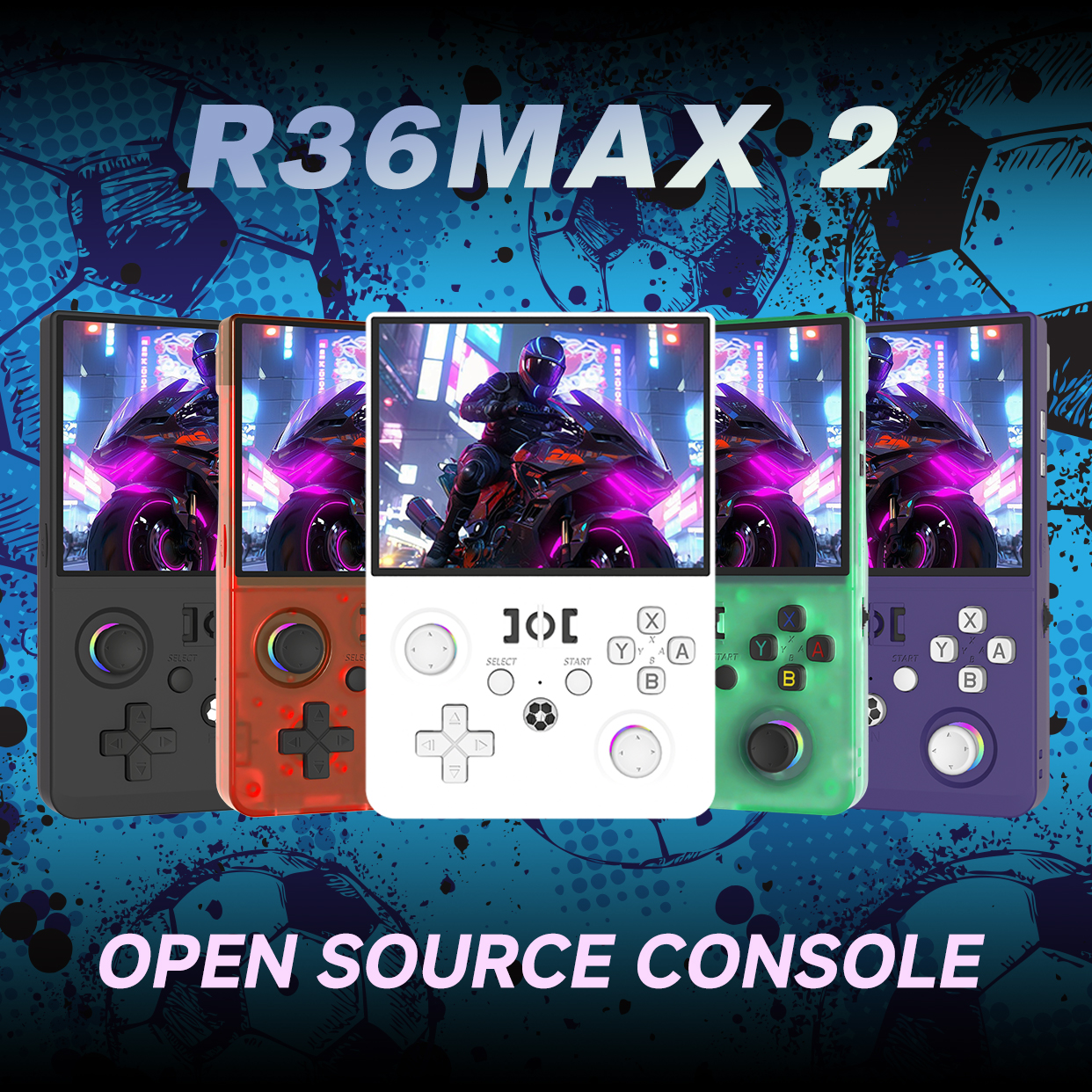 R36 Max2 Linux System Handheld - Gaming Console R36 recension och pris