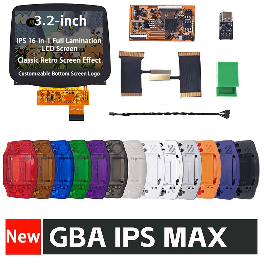 New 3.2-Inch IPS MAX Laminated - Gaming Console Logo recension och pris