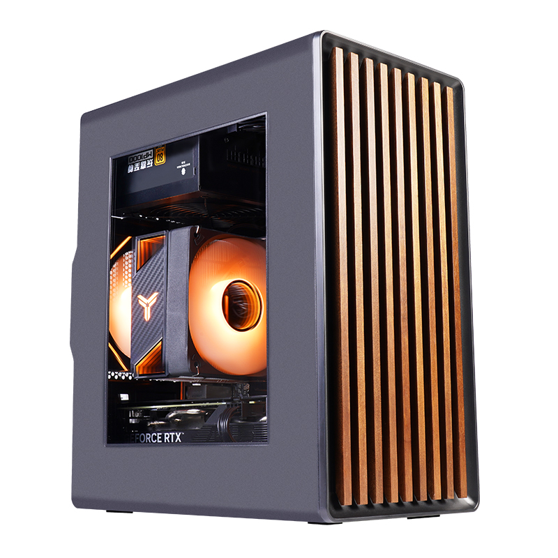 Craftsman3 Mini Pc Case Walnut - Gaming Console Tower recension och pris