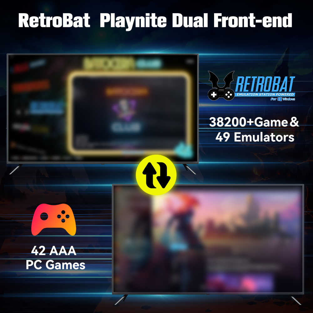 Retrobat＆Playnite System HDD R - Gaming Console Windows recension och pris