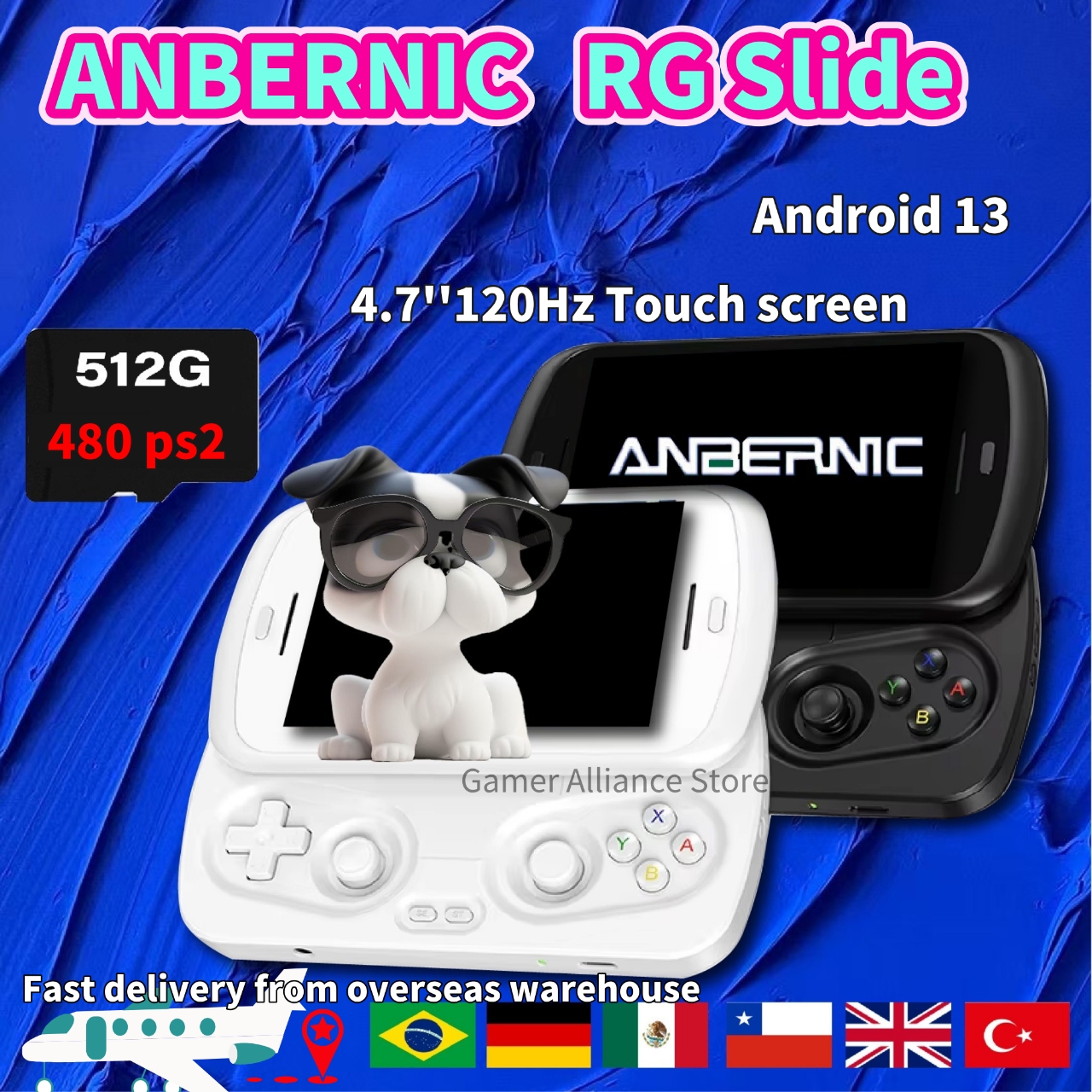 ANBERNIC RG Slide RGSlide Retr - Gaming Console Anbernic recension och pris