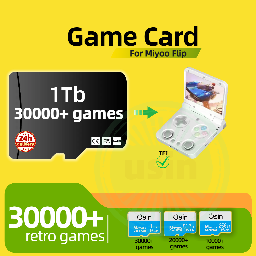 Game Card For Miyoo Flip 30000 - Gaming Console Handheld Retro recension och pris