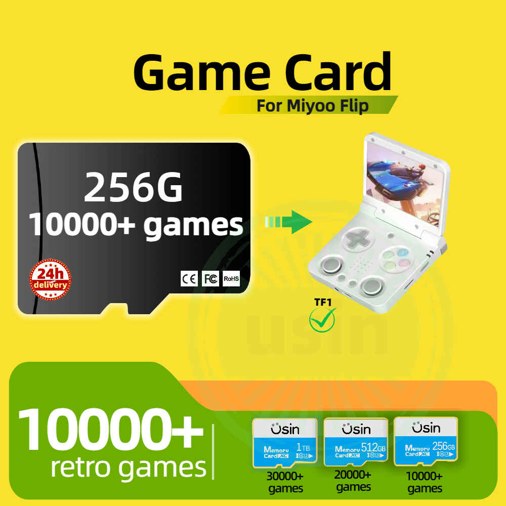 Game Card For Miyoo Flip 30000 - Gaming Console Handheld Retro recension och pris