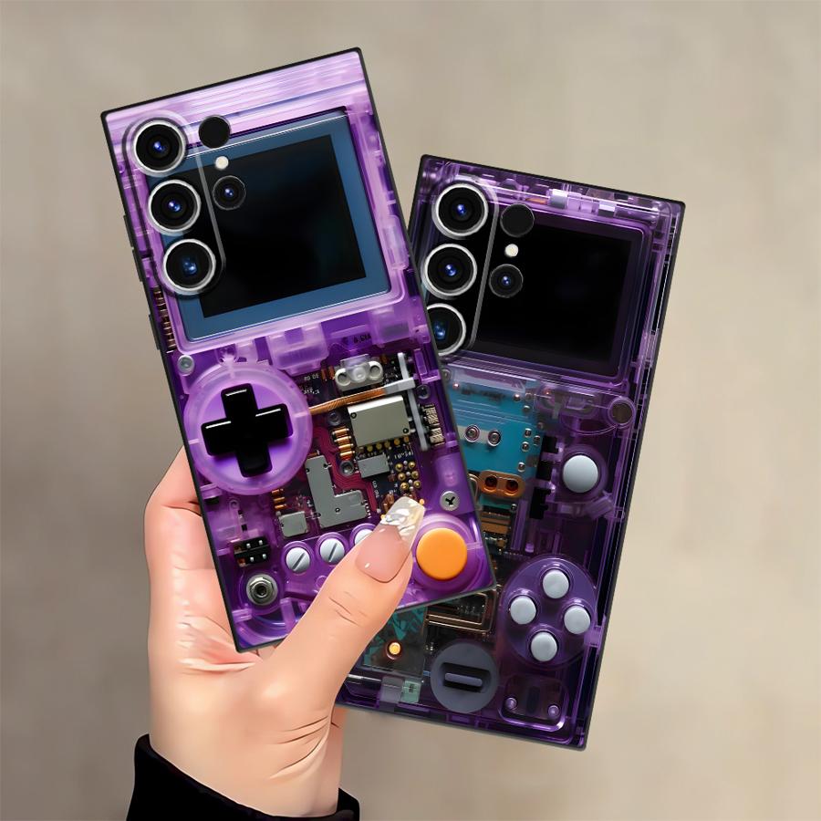 Purple Gaming Console Case for - Gaming Console Logo recension och pris