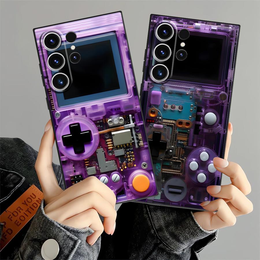 Purple Gaming Console Case for - Gaming Console Logo recension och pris