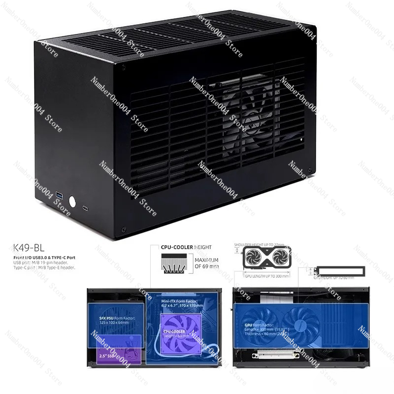 For Small Case ITX Mini Gaming - Console Gaming Pc Case recension och pris