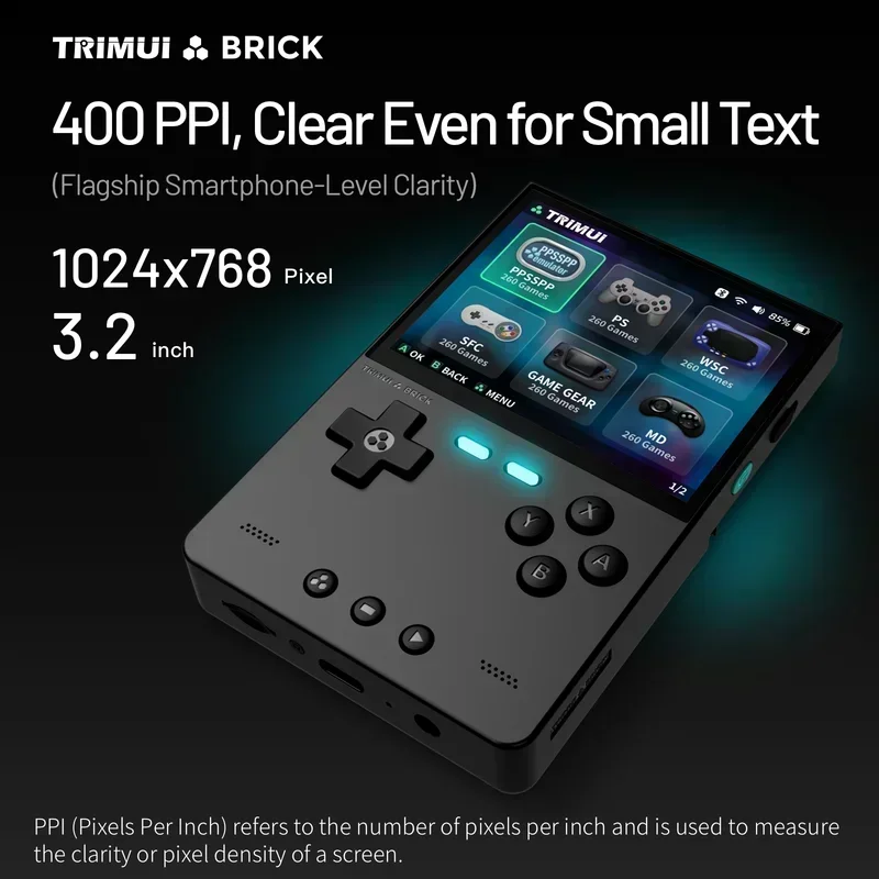 TRIMUI BRICK Retro Handheld Ga - Gaming Console Video recension och pris
