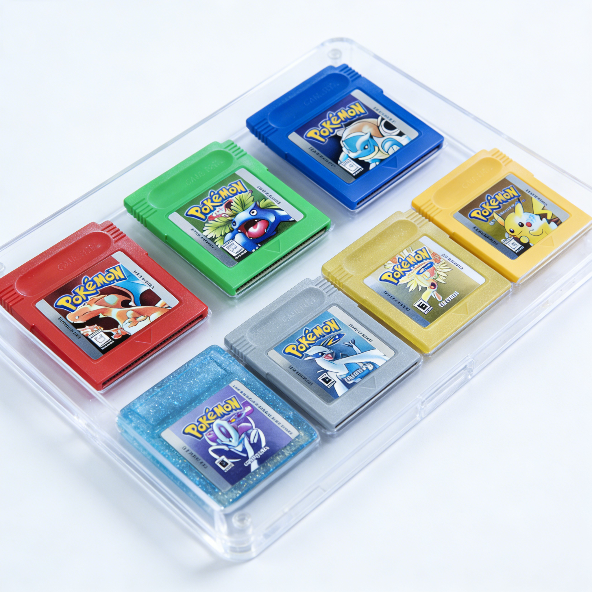 ♥2026 Pokemon Red Blue Crystal - Gaming Console Video recension och pris