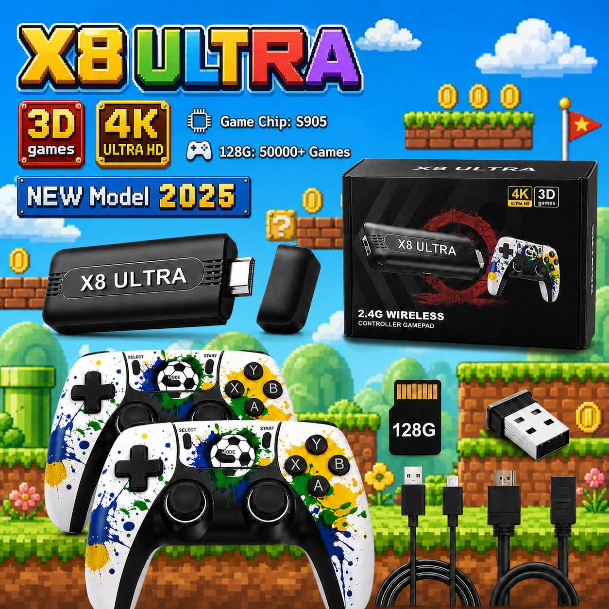 Plug & Play 4K Retro Game Box  - Gaming Console In 2026 recension och pris
