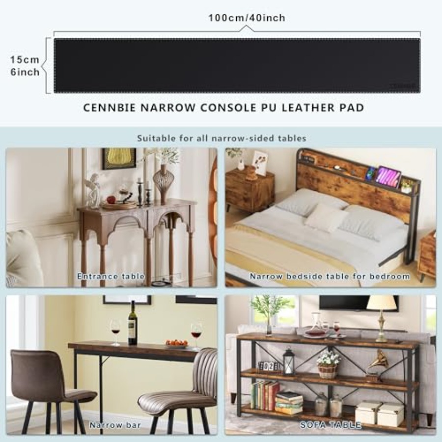 Console Table Leather Cover -  - Gaming Console For Tv recension och pris