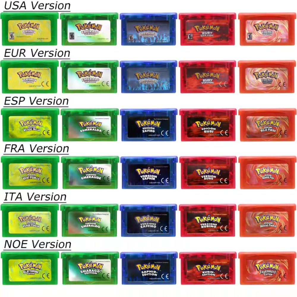 Pokemon GBA Game Series 32 Bit - Gaming Console Video recension och pris