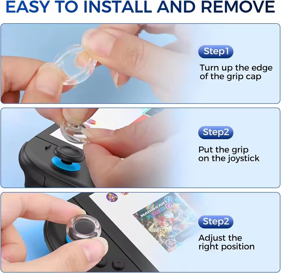 Joystick Caps for Switch 2 Con - Gaming Console Nintendo Switch recension och pris
