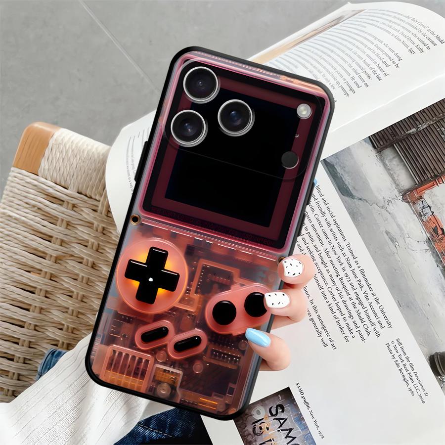 Black Soft Phone Cover Case fo - Gaming Console Logo recension och pris